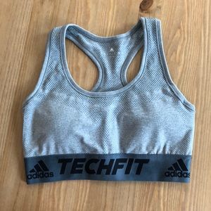Women’s Adidas TechFit Sports Bra (Medium)